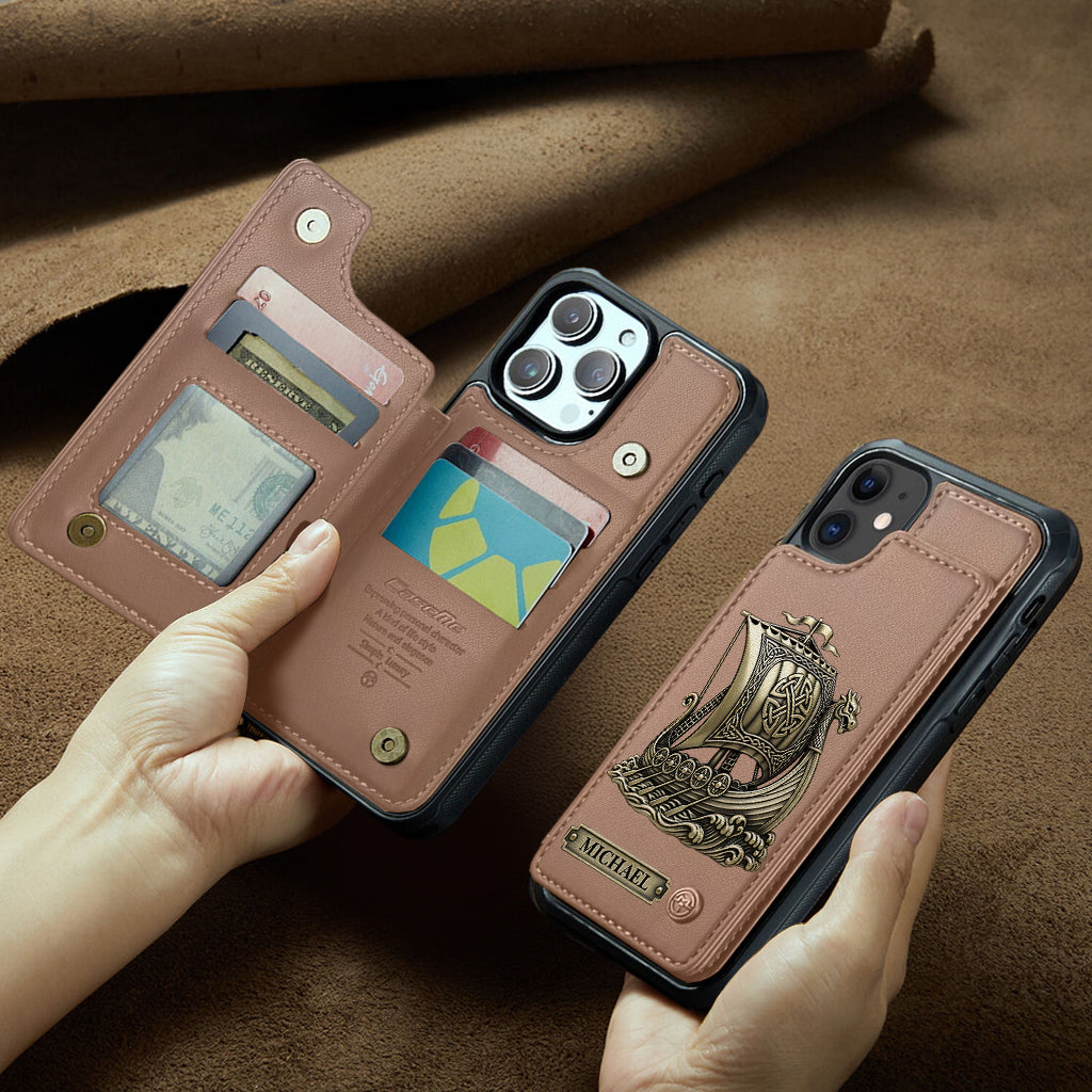 I'm A Viking - Personalized Viking Wallet Phone Case