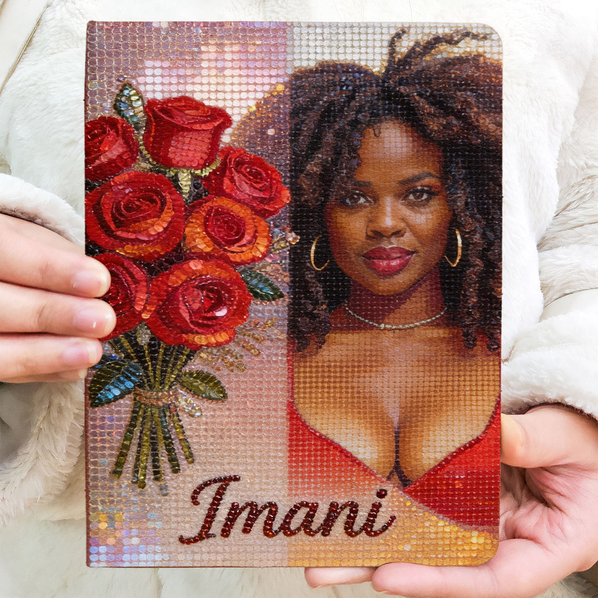 Any Photo, Flower - Personalized Self Love Leather Journal