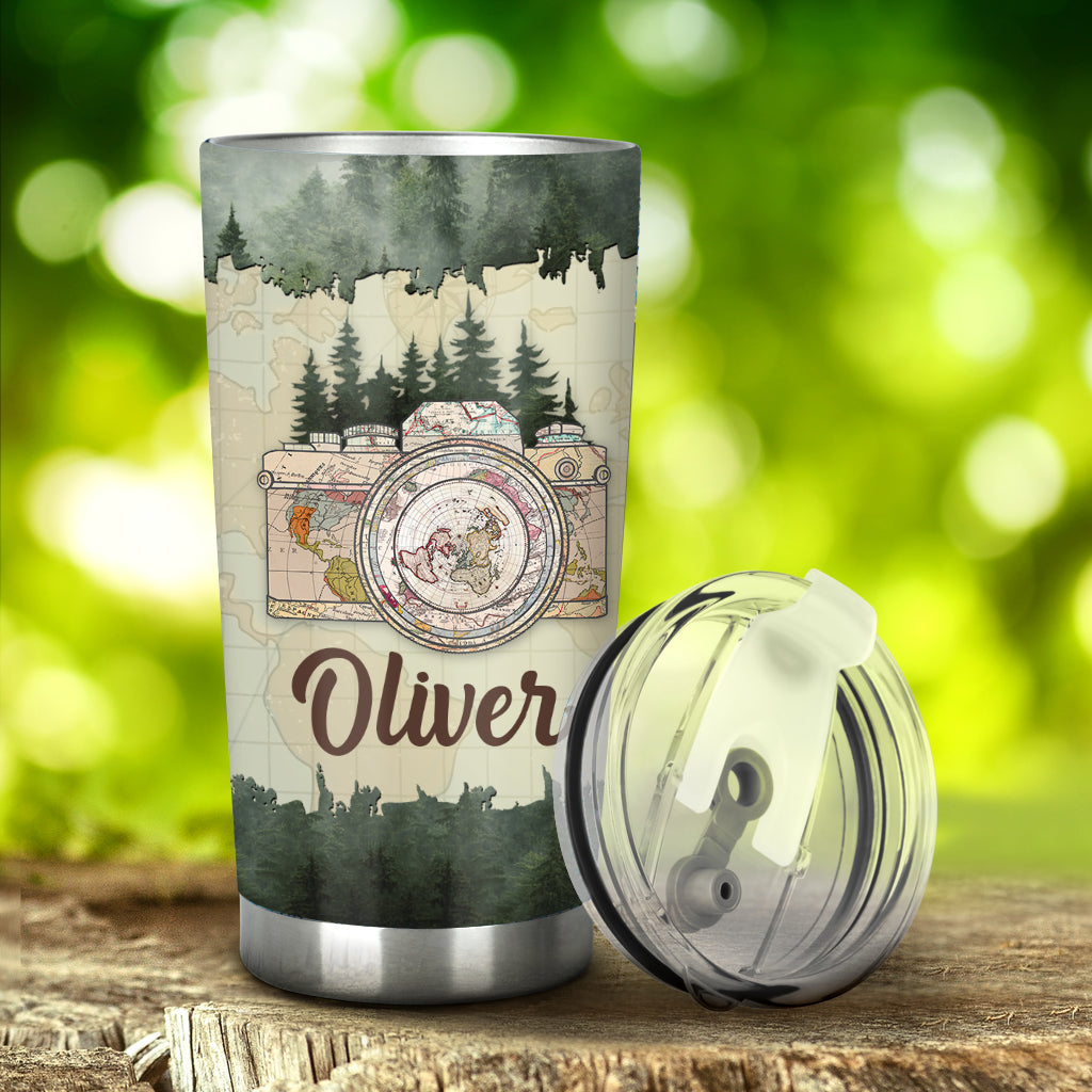 Not All Those Who Wander Are Lost - Personalized Photography Tumbler