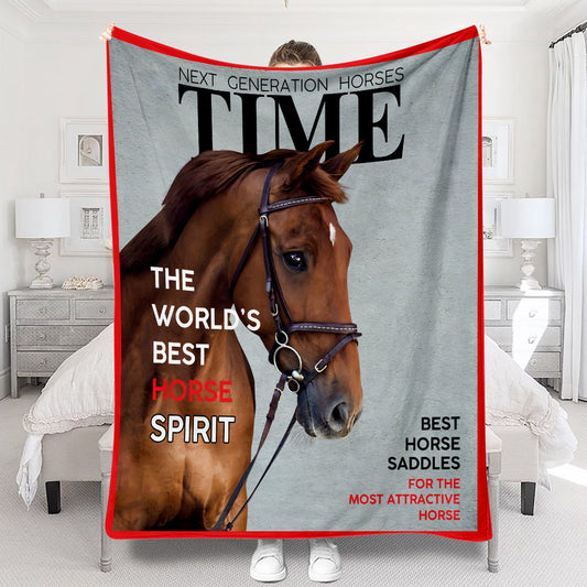 Magazine Covers - Personalized Horse Blanket