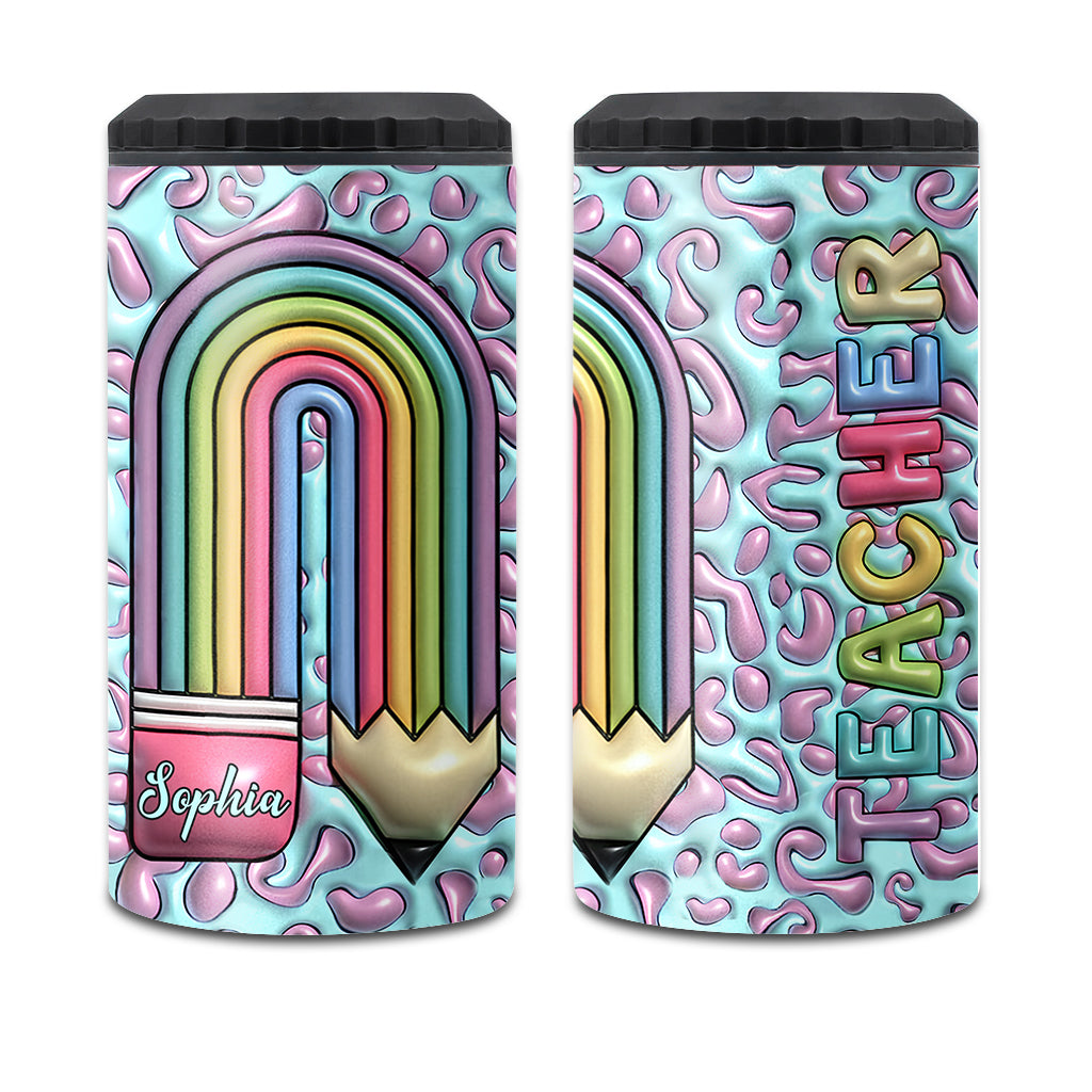 Teacher Life - Personalized Teacher Can Cooler