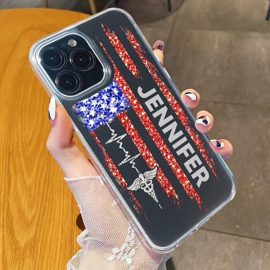 Nurse Life - Personalized Nurse Clear Phone Case