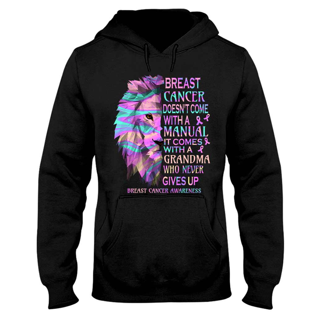 Never Give Up - Breast Cancer Awareness Personalized T-shirt And Hoodie