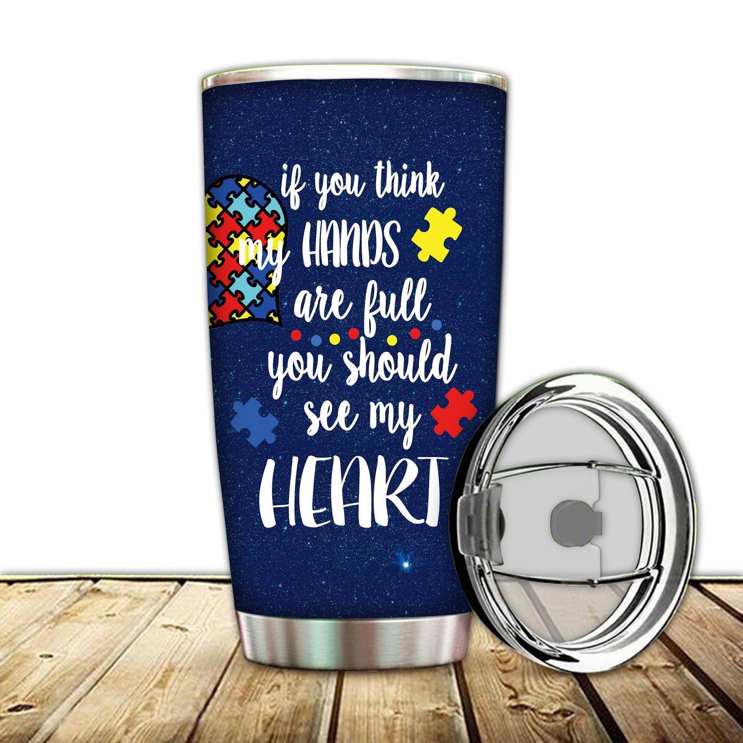 Support Autism Awearness - Autism Awareness Tumbler 0921