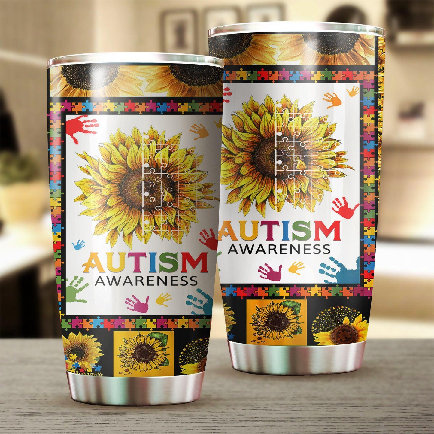 You Are My Shunshire Elephant - Autism Awareness Tumbler 0921
