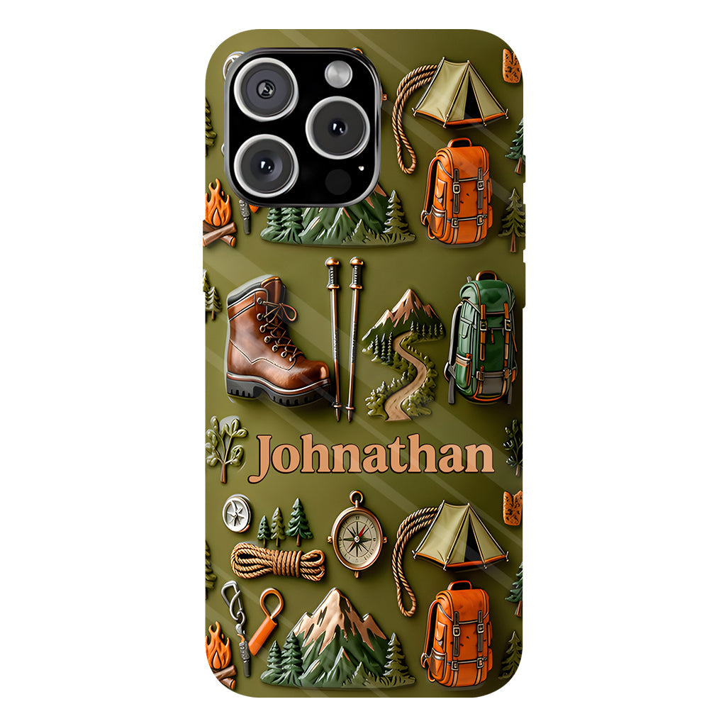 Hiking Makes Me Happy - Personalized Hiking Full Print Phone Case