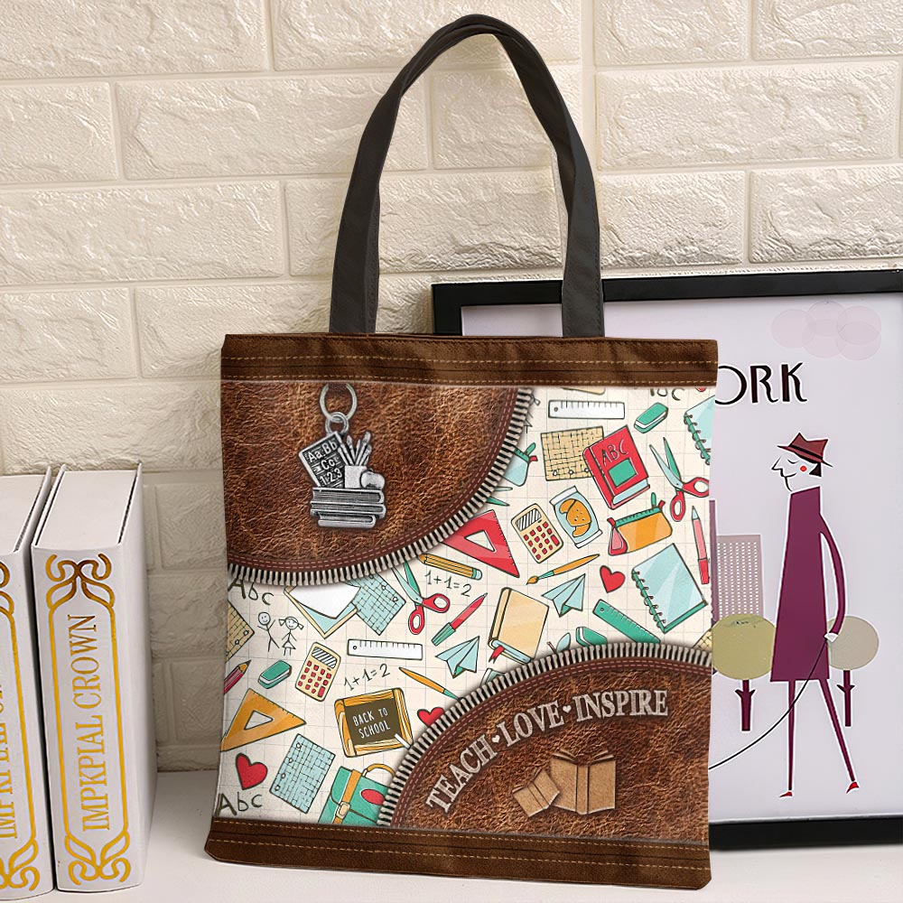 Teacher Pattern - Teacher Tote Bag 0921