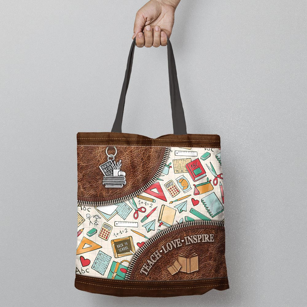 Teacher Pattern - Teacher Tote Bag 0921