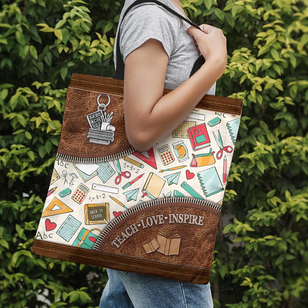 Teacher Pattern - Teacher Tote Bag 0921
