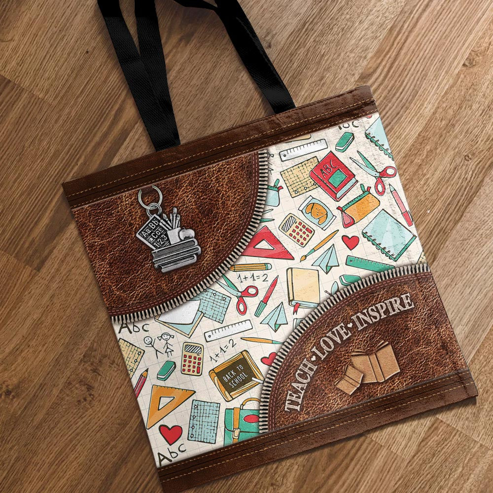 Teacher Pattern - Teacher Tote Bag 0921