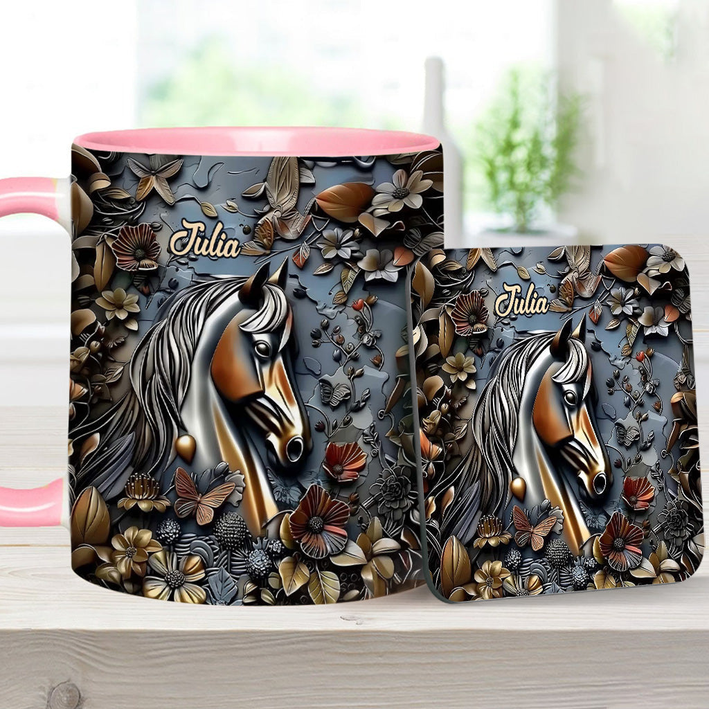 Stunning Horse - Personalized Horse Accent Mug