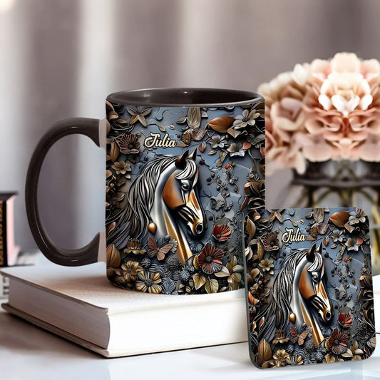Stunning Horse - Personalized Horse Accent Mug