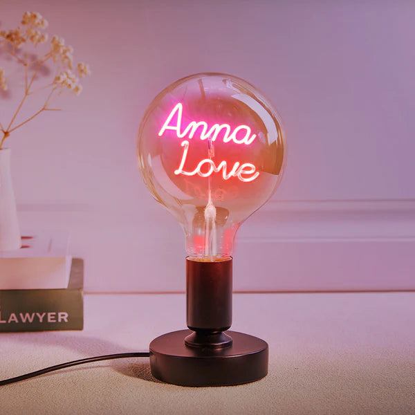 Any Name Light Bulbs - Personalized Any Name Light Bulbs Lamp
