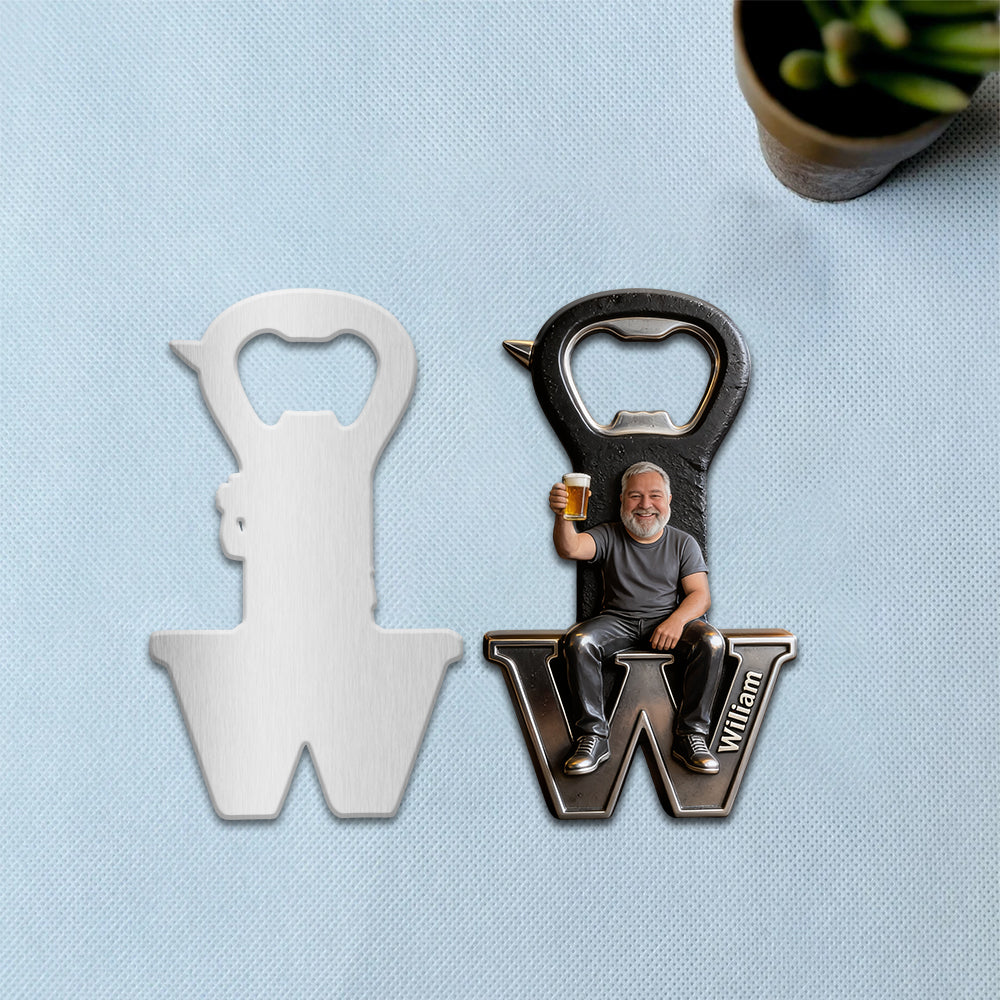Cheers With Me - Personalized Beer Bottle Opener
