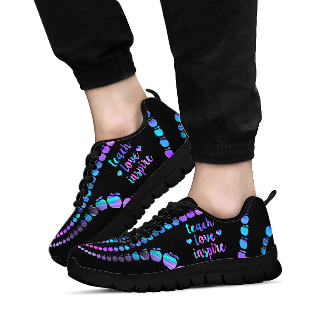 Teach Love Inspire Teacher Sneakers 0622