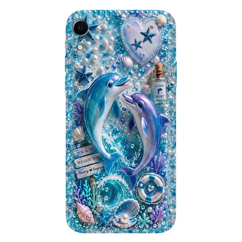 I'm Yours - Personalized Dolphin Full Print Phone Case