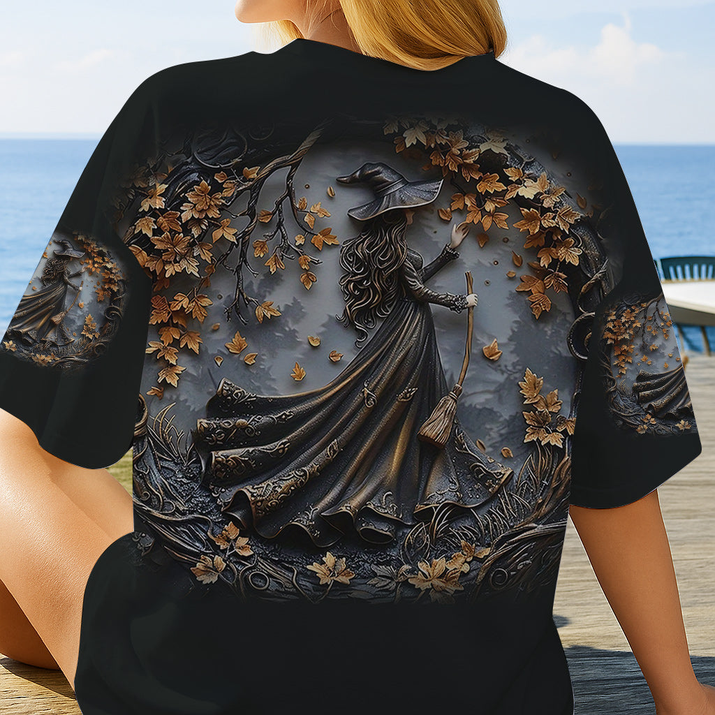 Black Witch - Personalized Witch All Over Shirt