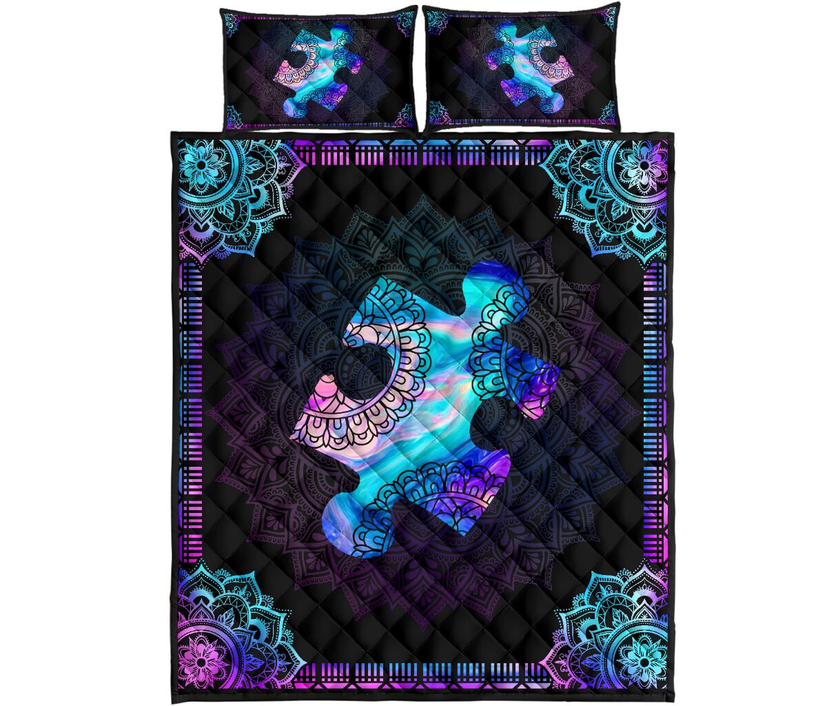 Autism Awareness Autism Awareness Quilt Set 0622