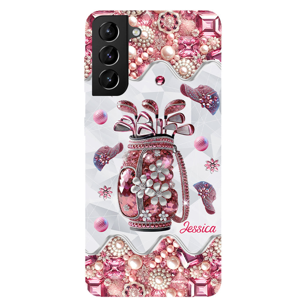 Just A Girl Who Loves Golf - Personalized Golf Full Print Phone Case