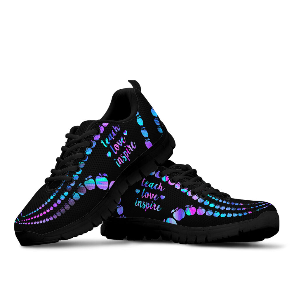 Teach Love Inspire Teacher Sneakers 0622