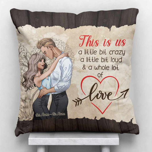 This Is Us - Personalized Couple Throw Pillow