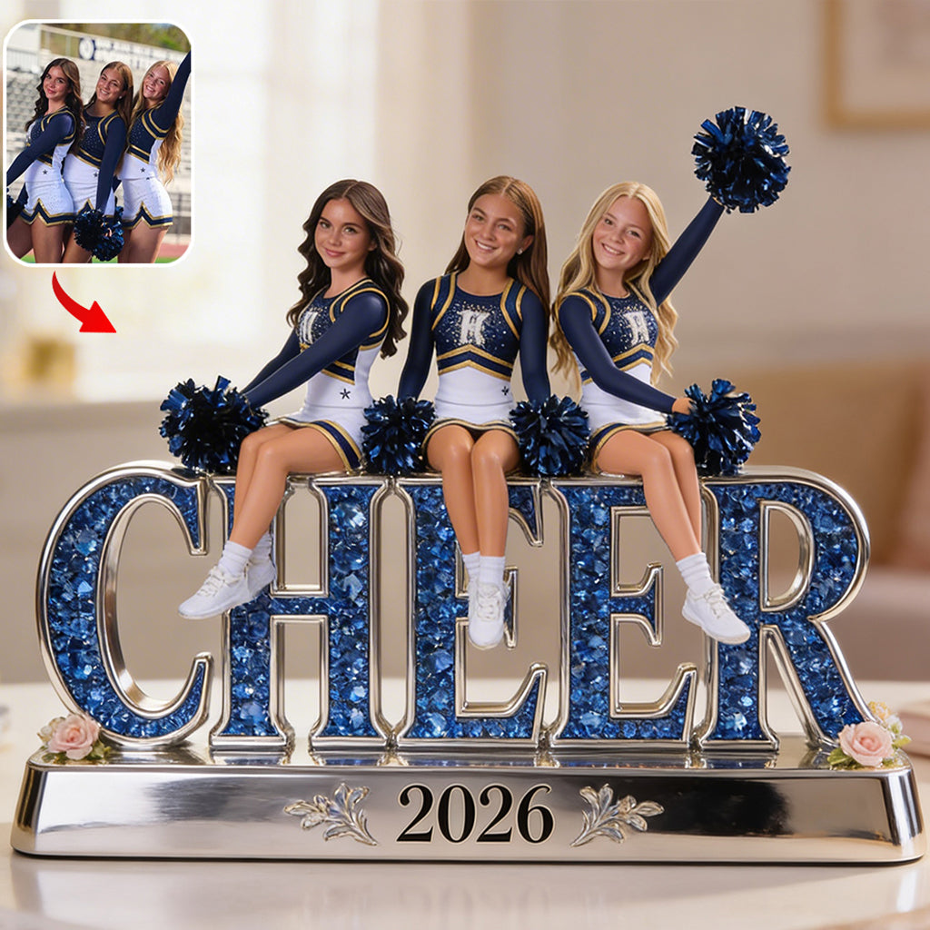 Custom Any Photo - Personalized Cheerleading Custom Shaped Acrylic Plaque