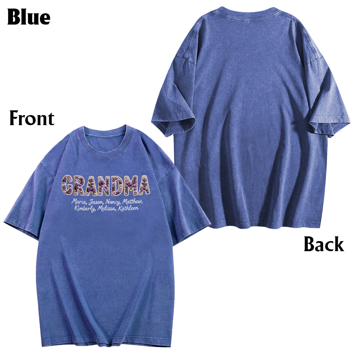 Flowers For Mother's Day - Personalized Mother Wash T-Shirt