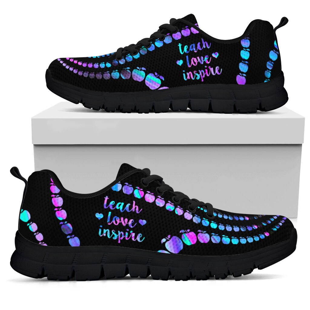 Teach Love Inspire Teacher Sneakers 0622