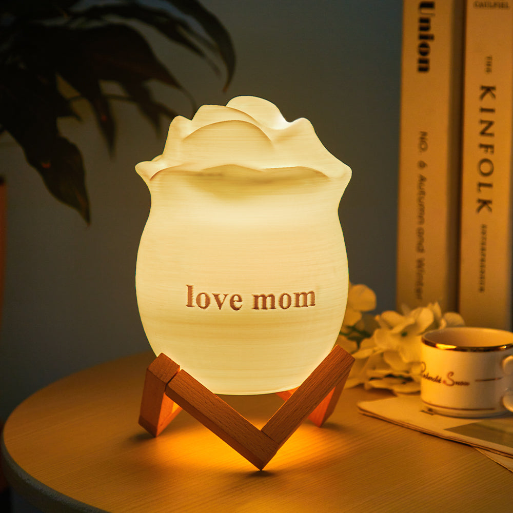 Any Photo Roses Lights - Personalized Any Photo Rose Lamp