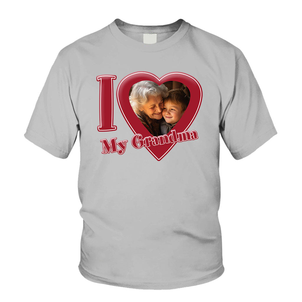 I Love My Grandma/ Nana/ Mommy.... - Personalized Grandma T-shirt And Hoodie