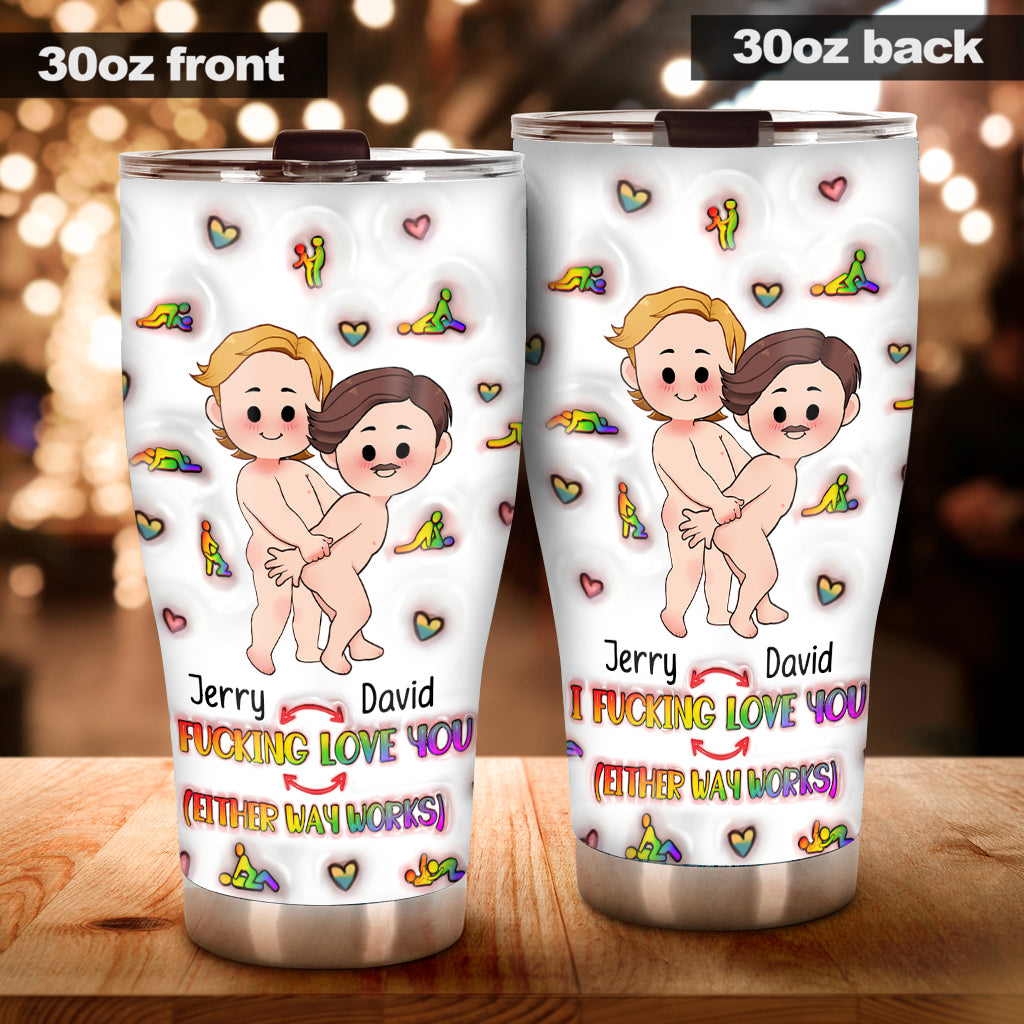 I Love You - Personalized LGBT Support Tumbler
