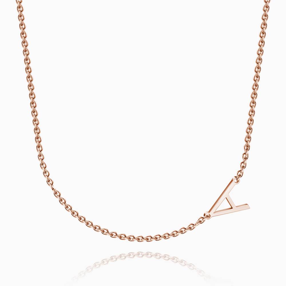 One Letter - Personalized S925 Silver/14k Gold Letter Necklace