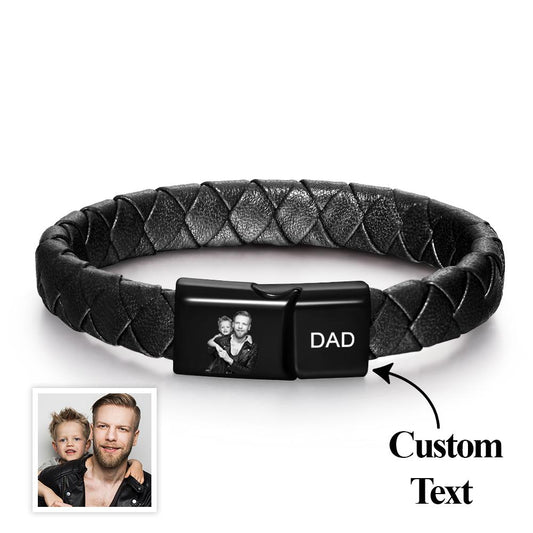 Any Photo - Personalized Photo Engraved Bracelet