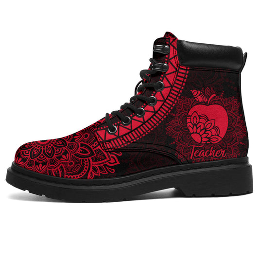 Teacher Mandala Apple Teacher All Season Boots 0622
