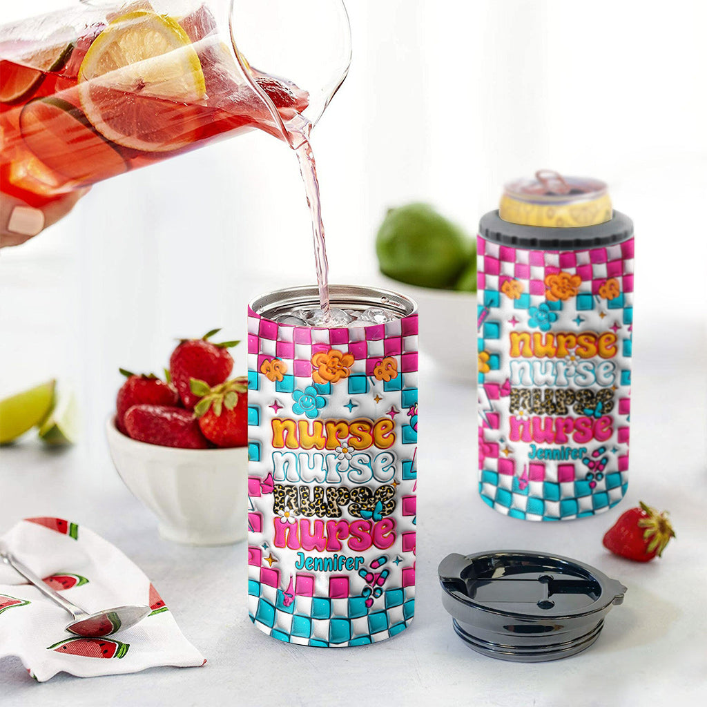 Nurse Life - Personalized Nurse Can Cooler