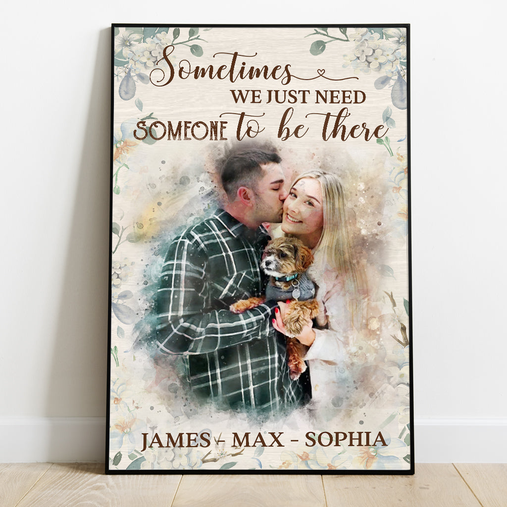 Watercolor Painting - Personalized Dog Canvas And Poster