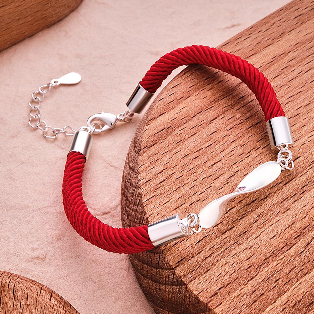 Any Names - Personalized Couple Engraved Rope Bracelet