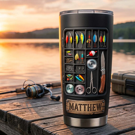 Fishing Gear - Personalized Fishing Tumbler