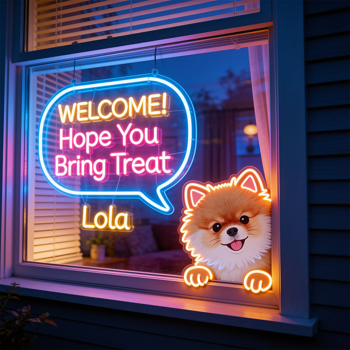 Custom Neon Light For Pet Owners - Personalized Dog Neon LED Light Sign