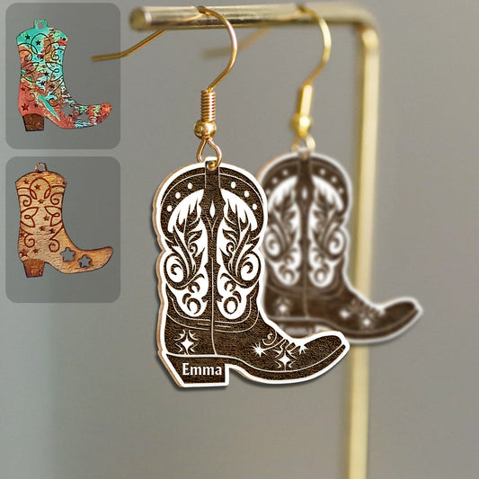 Horse Girl - Personalized Horse Wooden Earrings