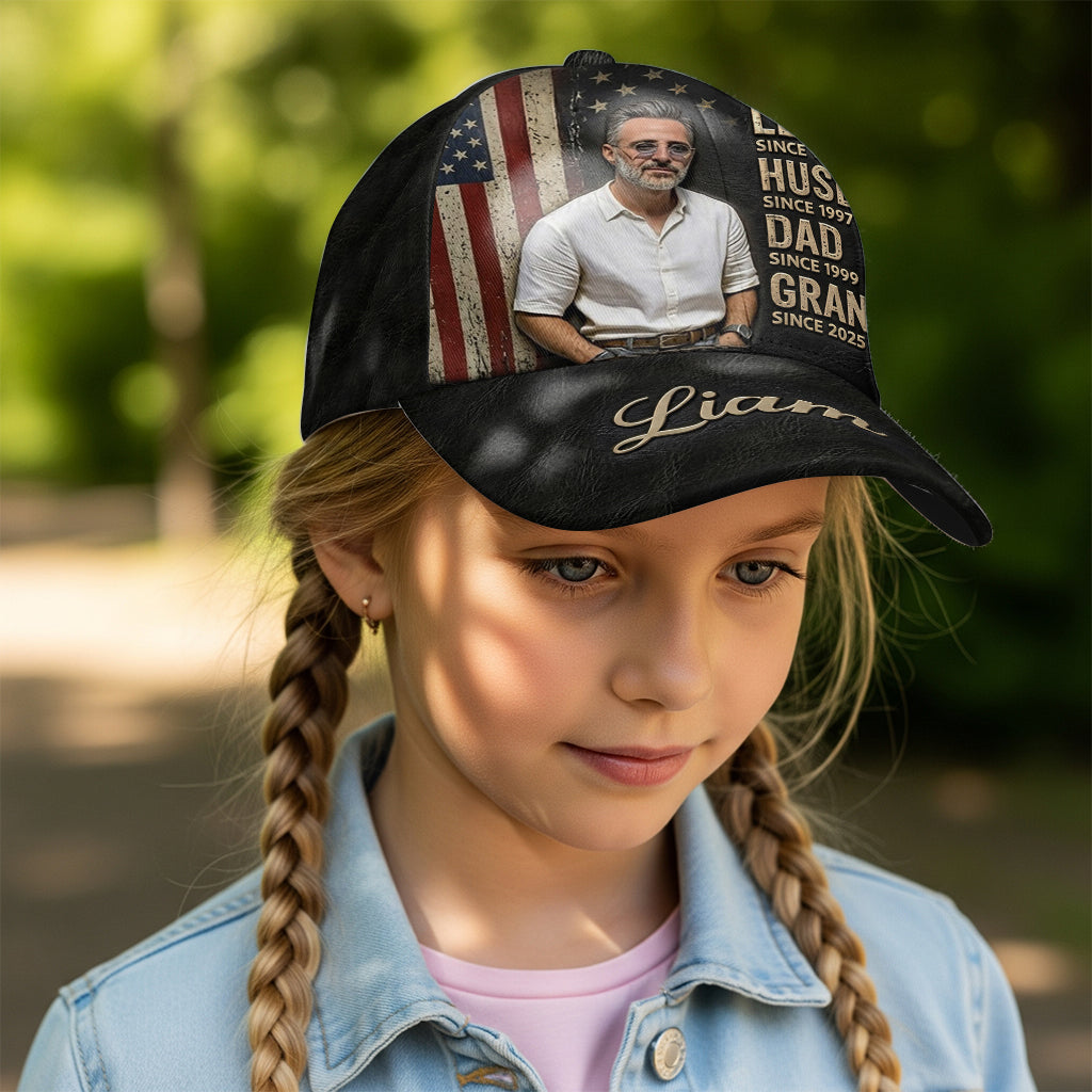 Legend Husband Dad Grandpa - Personalized Grandpa Classic Cap