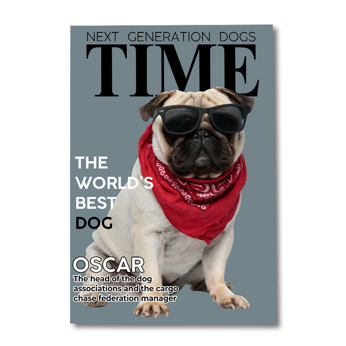 The World's Best Dog - Personalized Dog Canvas And Poster