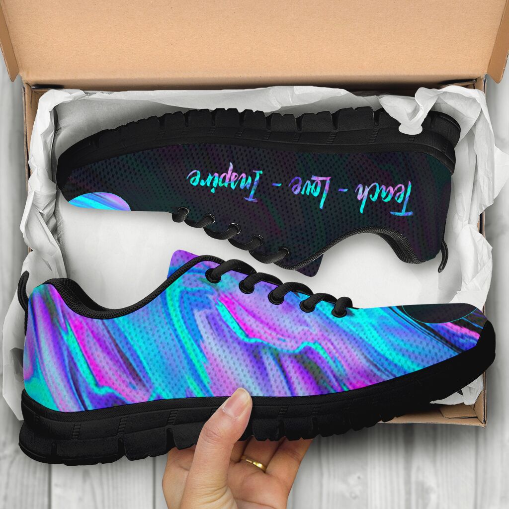 Teach Love Inspire Teacher Sneakers 0622