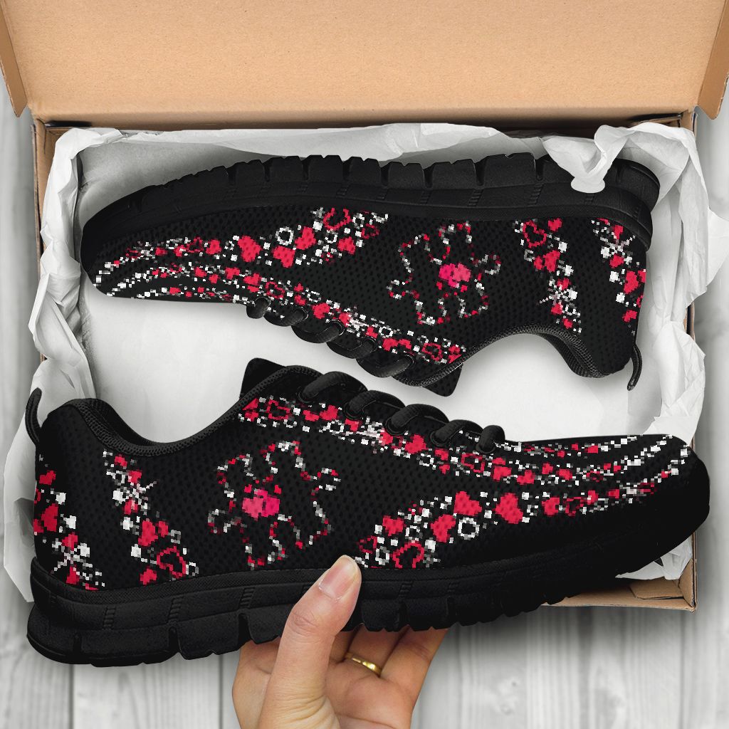 Love Someone With Autism Valentine Autism Awareness Sneakers 0622