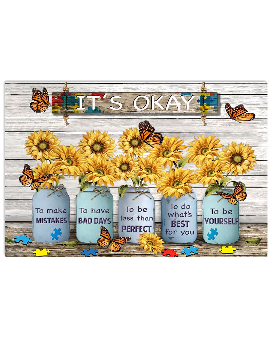 Autism It'S Ok - Autism Awareness Poster 0921