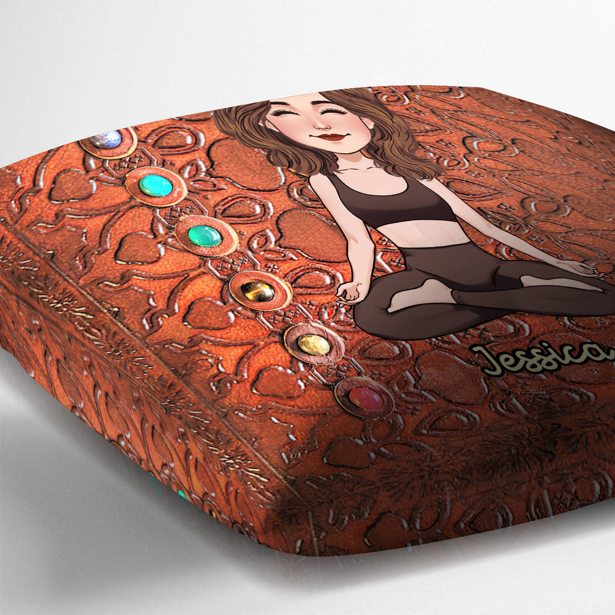 Namaste - Personalized Yoga Throw Pillow