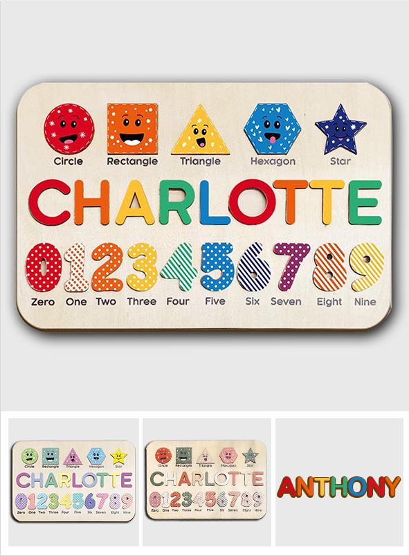 Baby Name Toy - Personalized Kid Name Puzzle