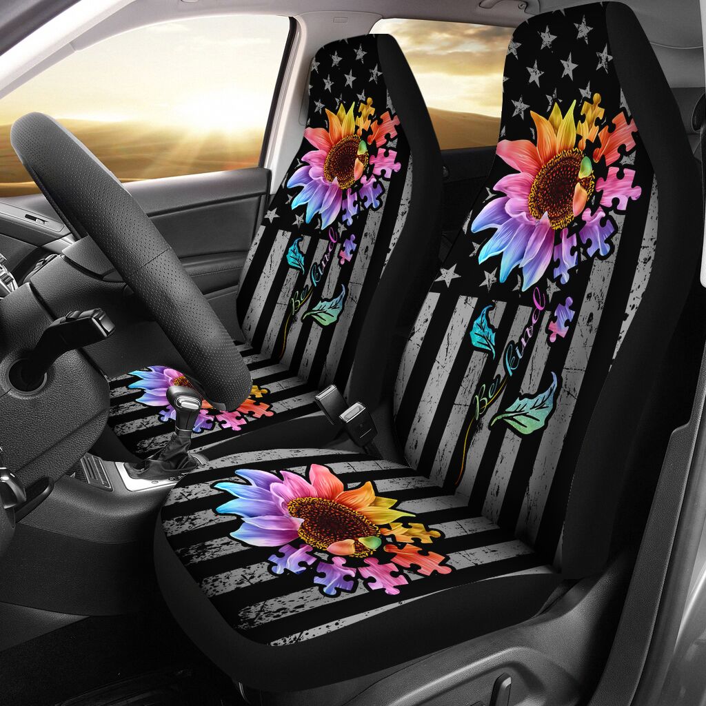 Be Kind Autism Autism Awareness Seat Covers 0622