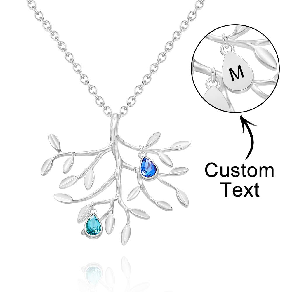 Our Family - Personalized Family Tree Necklace With Birthstone