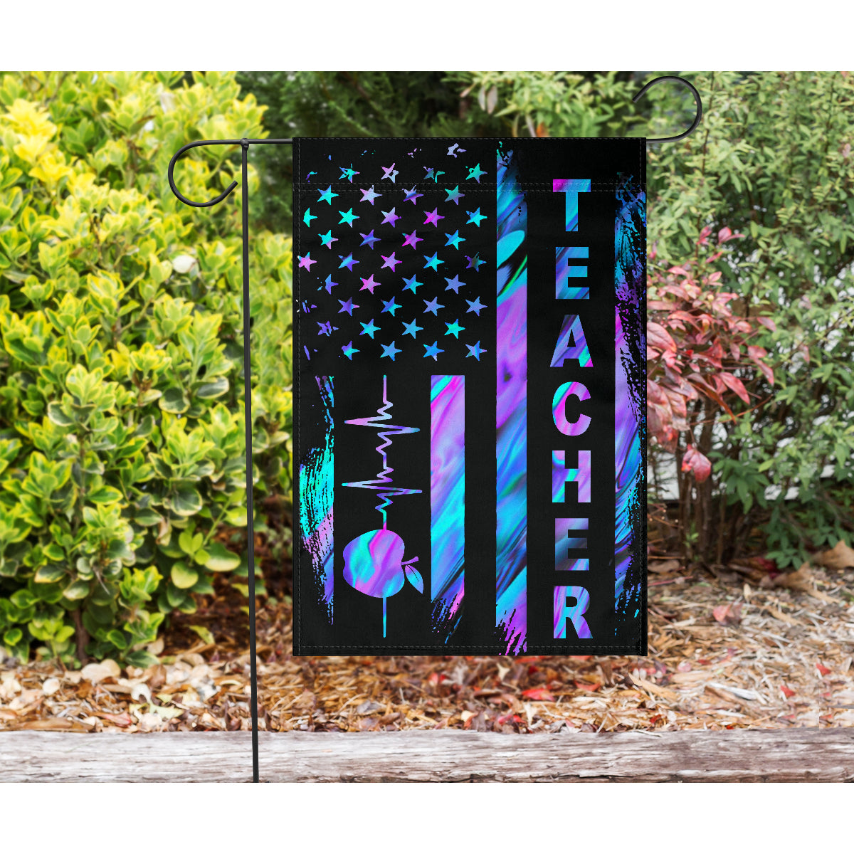 Teacher American Flag Teacher House Flag 0622